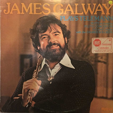 James Galway Plays Teleman - Vinyl LP Record - Opened  - Very-Good+ Quality (VG+) - C-Plan Audio