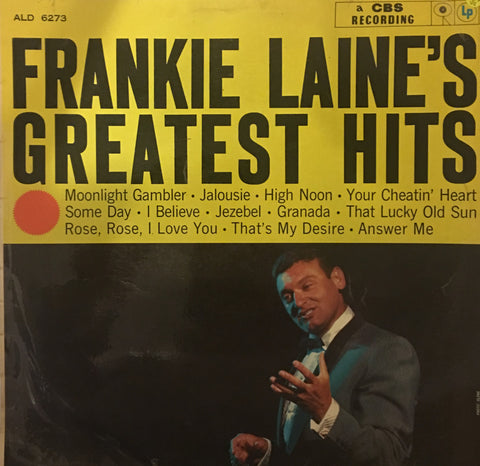 Frankie Laine's Greatest Hits - Vinyl LP Record - Opened  - Good Quality (G) - C-Plan Audio