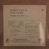 Maria Callas, Tito Gobbi - Tosca Highlights -  Vinyl LP Record - Opened  - Very-Good+ Quality (VG+) - C-Plan Audio