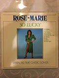 Rose Marie - So Lucky - Vinyl LP Record - Opened  - Very-Good+ Quality (VG+) - C-Plan Audio