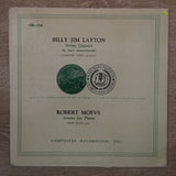 Billy Jim Layton / Robert Moevs ‎– String Quartet In Two Movements / Sonata For Piano ‎– Vinyl LP Record - Opened  - Very-Good+ Quality (VG+) - C-Plan Audio