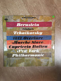 Tchaikovsky - Leonard Bernstein, The New York Philharmonic Orchestra ‎– Tchaikovsky 1812 Overture; Marche Slave; Capriccio Italien - Vinyl LP Record - Opened  - Very-Good+ Quality (VG+) - C-Plan Audio