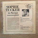 Sophie Tucker ‎– Sophie Tucker In Person with Ted Shapiro - Vinyl LP Record - Opened  - Very-Good+ Quality (VG+) - C-Plan Audio