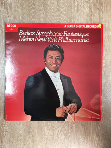 Berlioz -, New York Philharmonic - Mehta ‎– Symphonie Fantastique - Vinyl LP Record - Opened  - Very-Good+ Quality (VG+) - C-Plan Audio