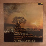 Mahler/ Britten- Robert Tear, Academy Of St. Martin-in-the-Fields*, Neville Marriner ‎– Lieder Eines Fahrenden Gesellen / Nocturne -  Vinyl Record - Opened  - Very-Good Quality (VG) - C-Plan Audio