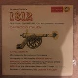 Tchaikovsky - Antal Dorati, Minneapolis Symphony Orchestra, University Of Minnesota Brass Band ‎– 1812 / Capriccio Italien - Vinyl LP Record - Opened  - Very-Good+ Quality (VG+) - C-Plan Audio