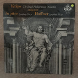 Mozart, Josef Krips, Israel Philharmonic Orchestra ‎– Jupiter-Symphony / Haffner-Symphony ‎- Vinyl LP Record - Opened  - Very-Good+ Quality (VG+) - C-Plan Audio